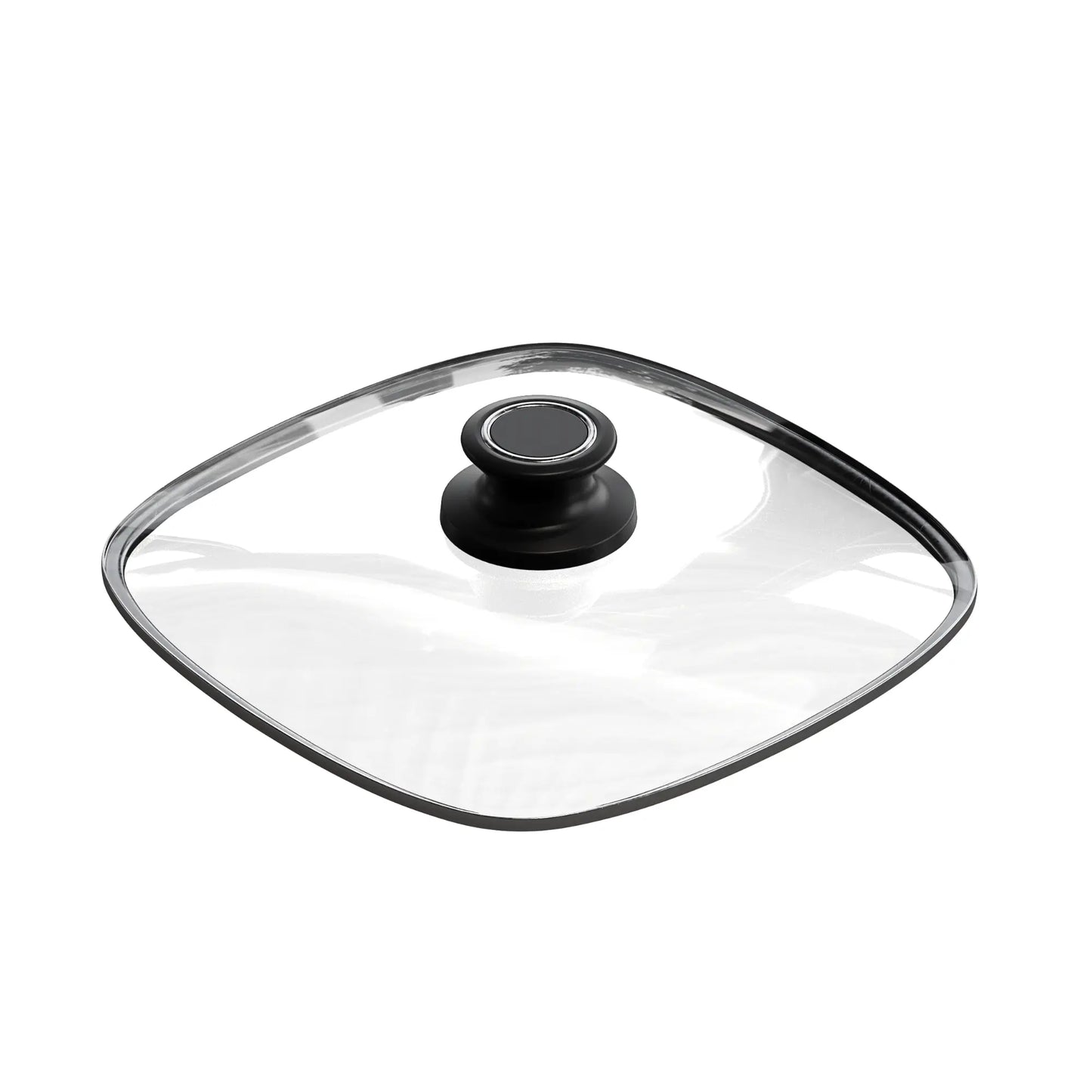 AMT Glasslokk 28x28 cm Med Knopp
