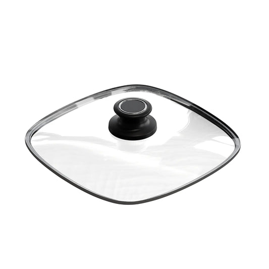 AMT Glasslokk 28x28 cm Med Knopp