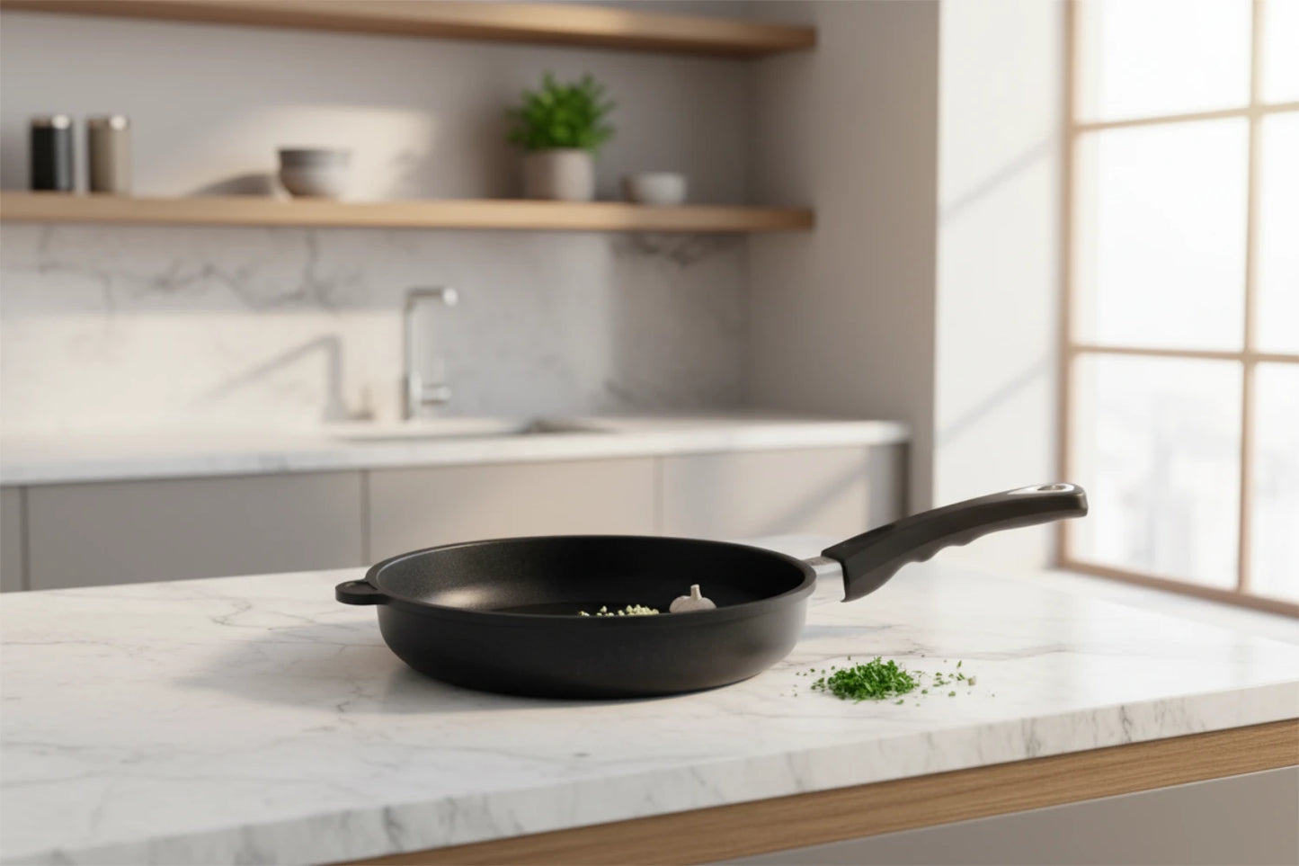 AMT Stekepanne Ø24 cm, Høyde 5 cm