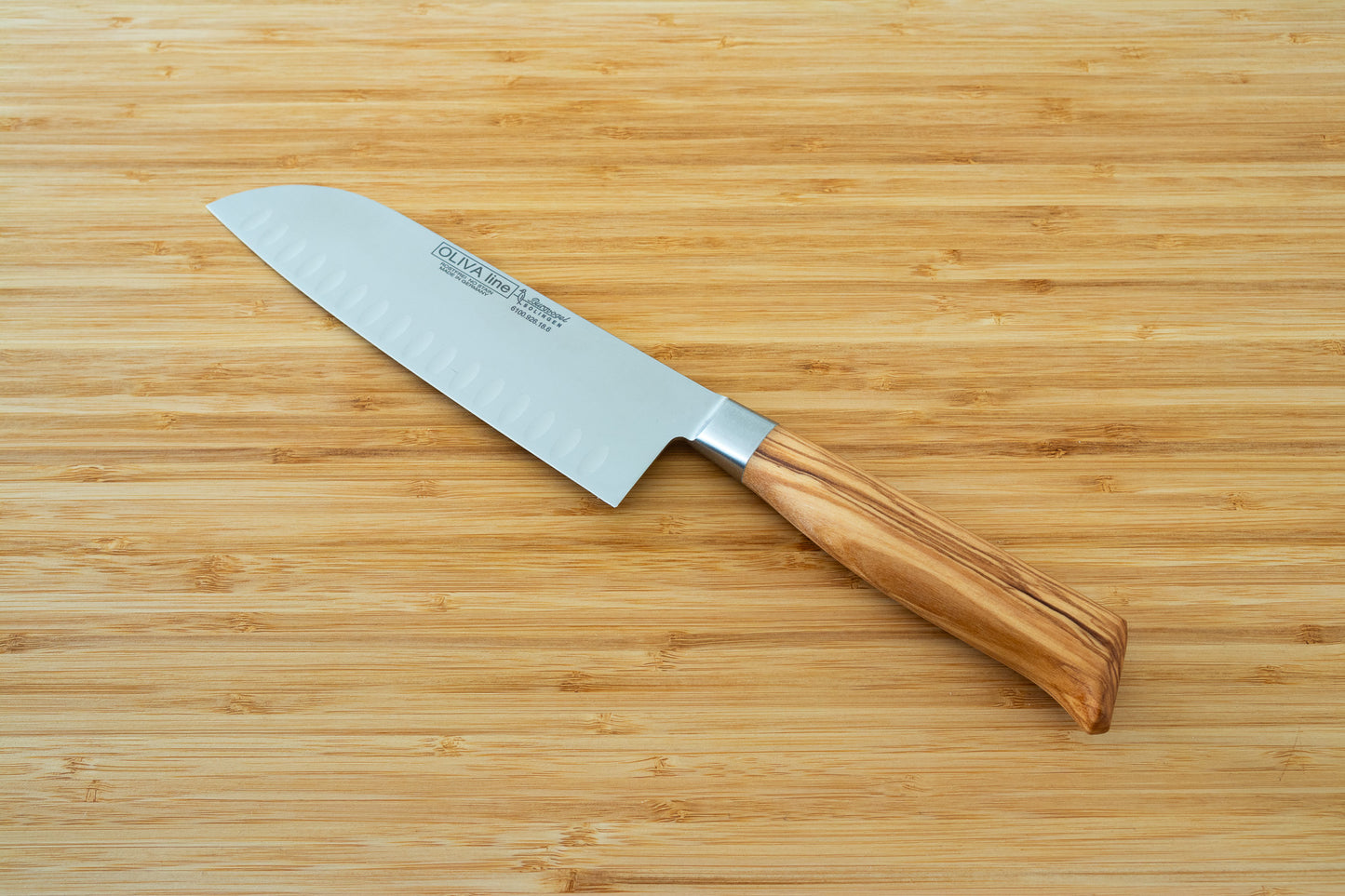 Santoku Kuleslipt Oliva Line 18 cm-Burgvogel-Kvasse Kniver