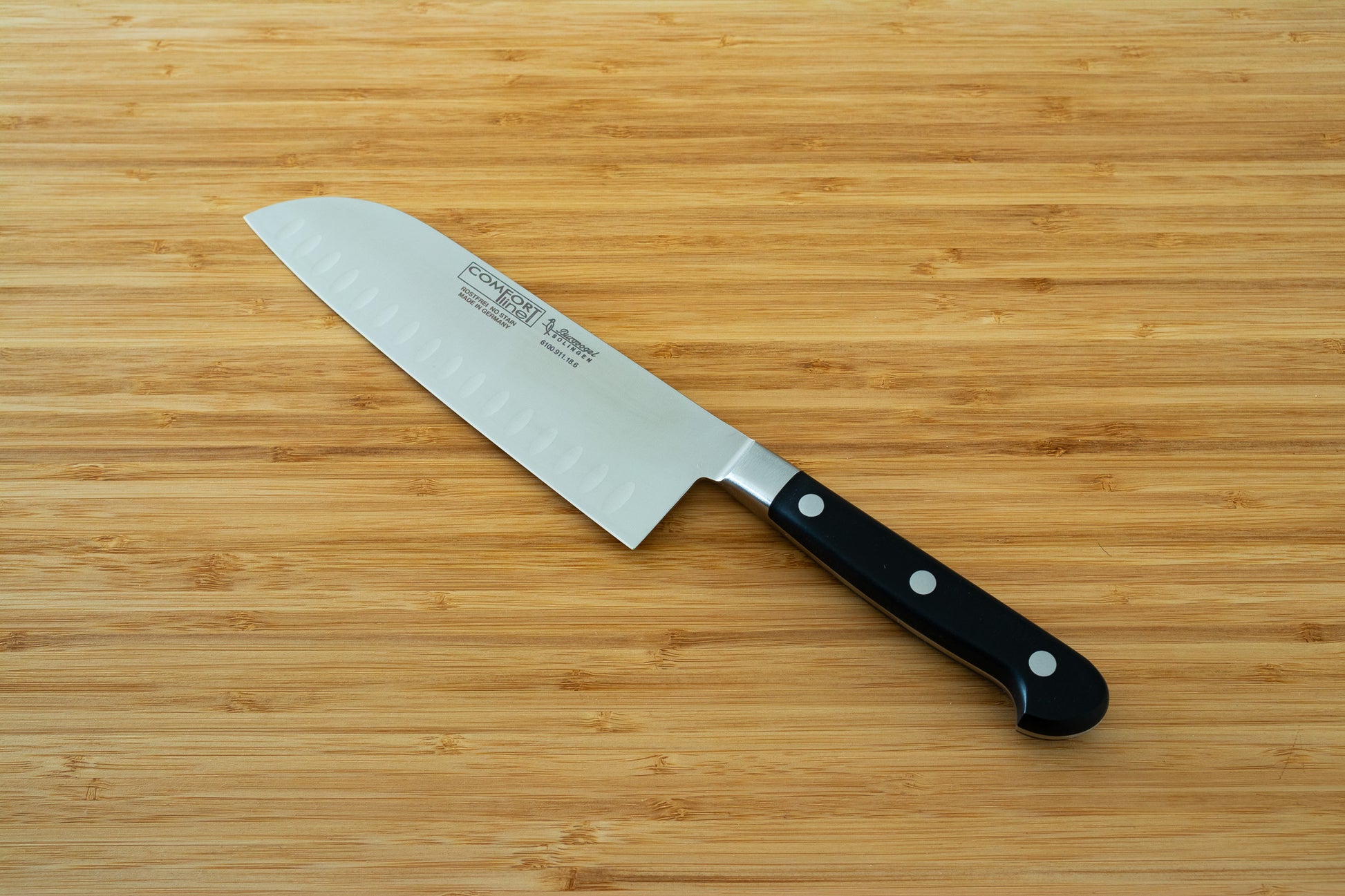 Santoku Kuleslipt Comfort Line 18 cm-Burgvogel-Kvasse Kniver