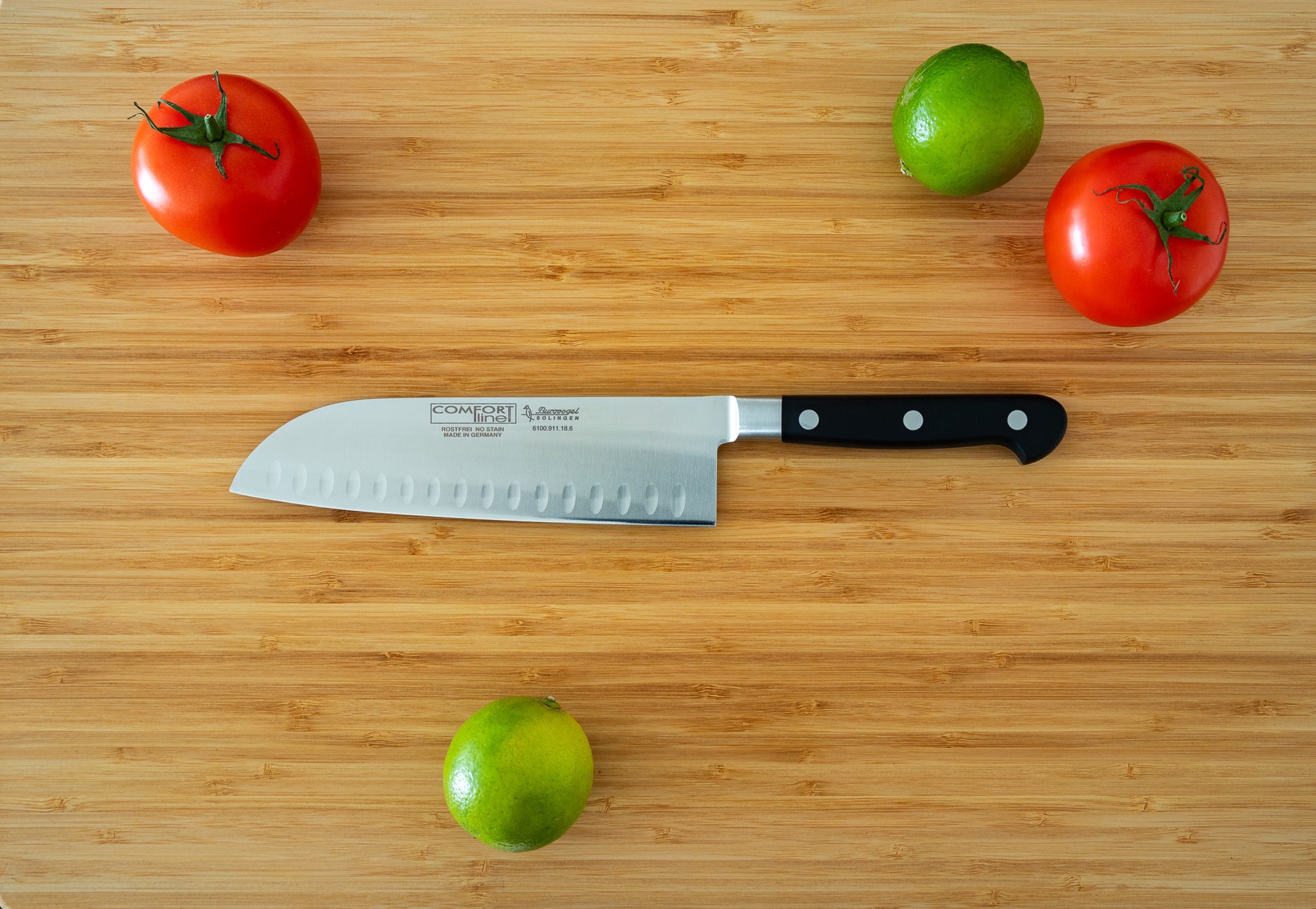 Santoku Kuleslipt Comfort Line 18 cm-Burgvogel-Kvasse Kniver