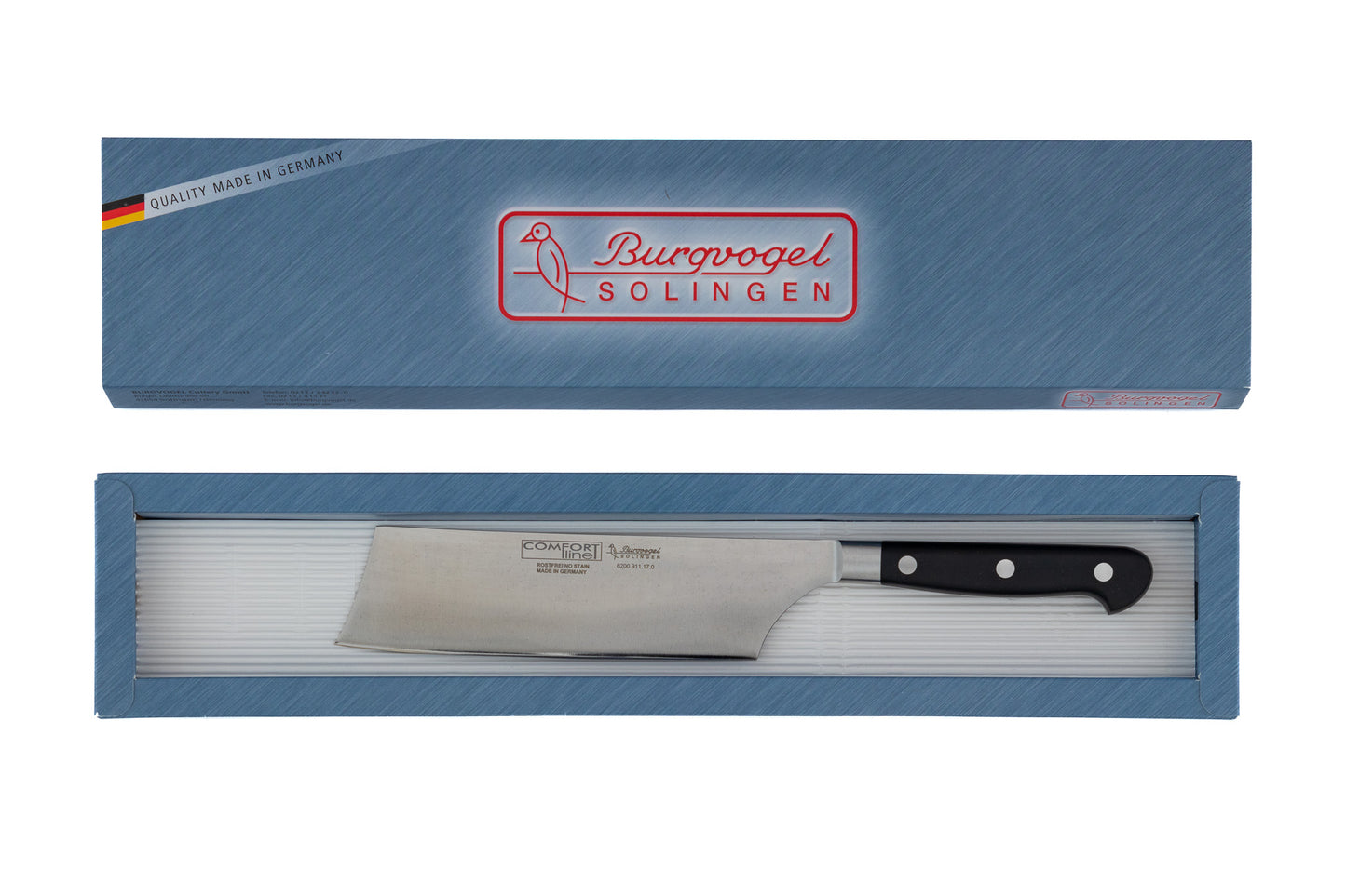 Nakiri Comfort Line 17 cm-Burgvogel-Kvasse Kniver