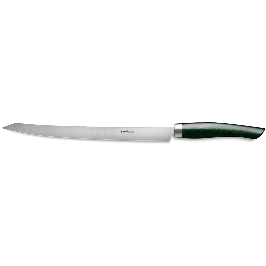Slicer Soul 260 mm-Nesmuk-Micarta Grønn-Kvasse Kniver