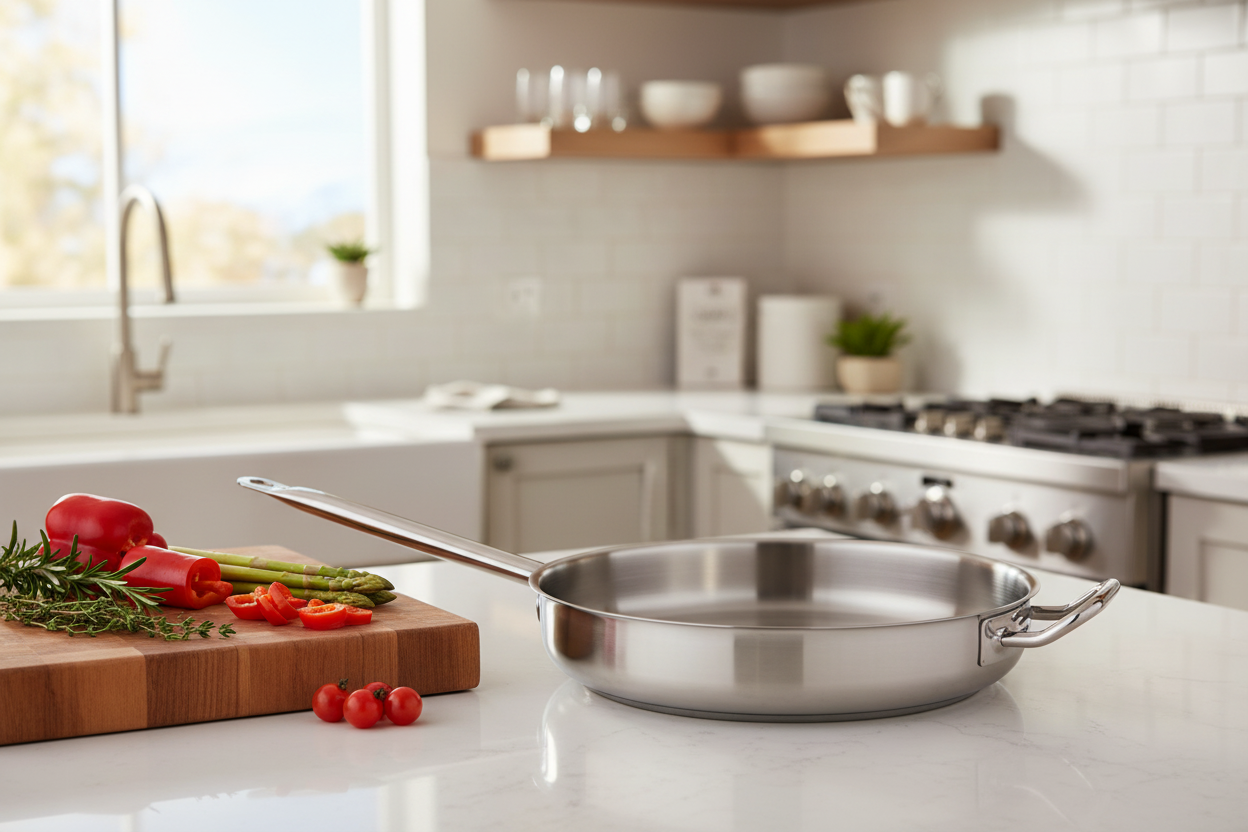 Pan in a kitchen