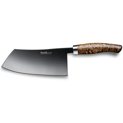 Kinesisk kokkekniv Janus 180 mm-Nesmuk-Karelsk Masurbjørk-Kvasse Kniver