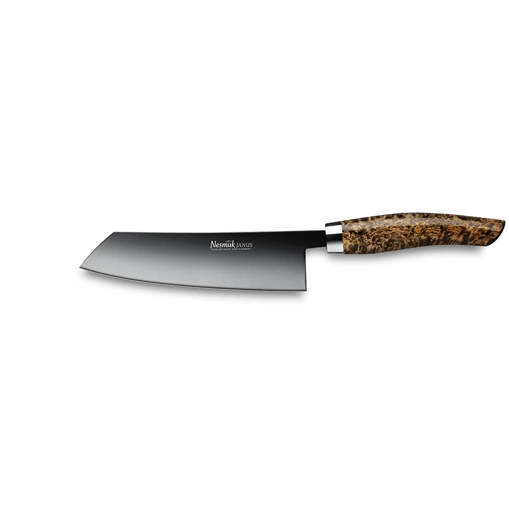 Kokkekniv Janus 140 mm-Nesmuk-Karelsk Masurbjørk-Kvasse Kniver