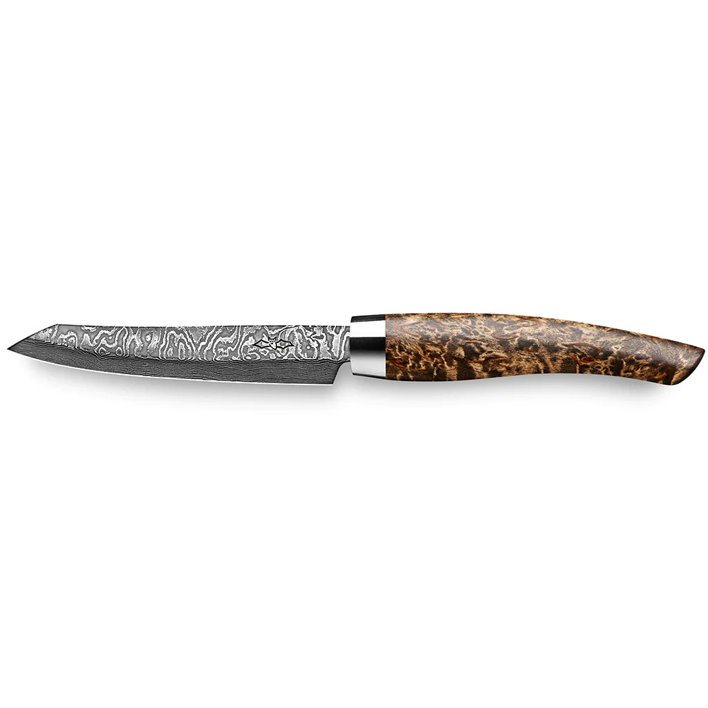 Grønnsakskniv C100 90 mm-Nesmuk-Karelsk Masurbjørk-Kvasse Kniver