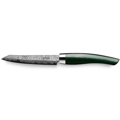 Grønnsakskniv C150 90 mm-Nesmuk-Micarta Grønn-Kvasse Kniver