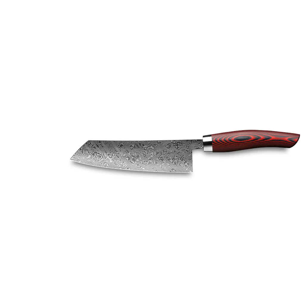 Kokkekniv C90 140 mm-Nesmuk-Micarta Rød-Kvasse Kniver