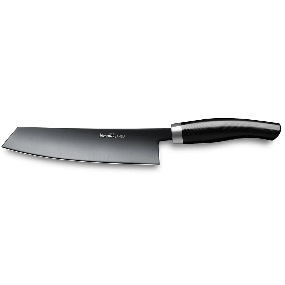 Kokkekniv Janus 180 mm-Nesmuk-Micarta Sort-Kvasse Kniver
