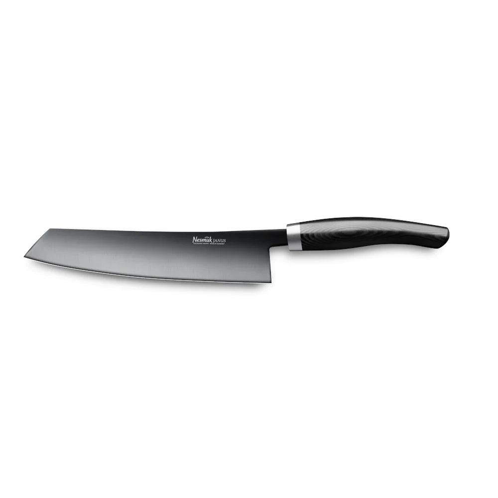 Kokkekniv Janus 240 mm-Nesmuk-Micarta Sort-Kvasse Kniver