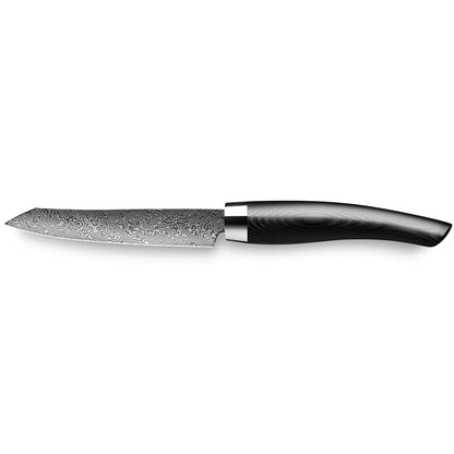 Grønnsakskniv C90 90 mm-Nesmuk-Micarta Sort-Kvasse Kniver