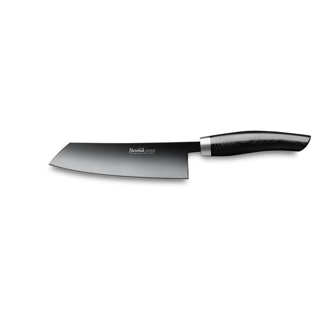 Kokkekniv Janus 140 mm-Nesmuk-Micarta Sort-Kvasse Kniver