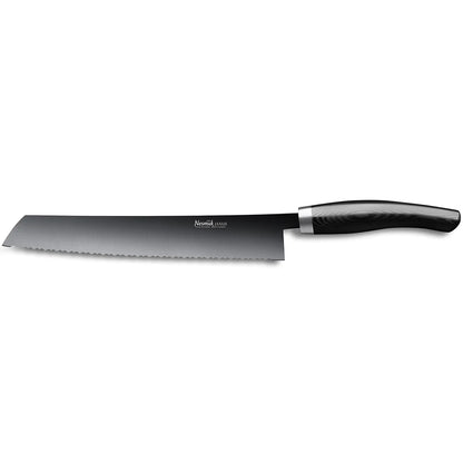 Brødkniv Janus 270 mm-Nesmuk-Micarta Sort-Kvasse Kniver