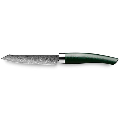 Grønnsakskniv C90 90 mm-Nesmuk-Micarta Grønn-Kvasse Kniver